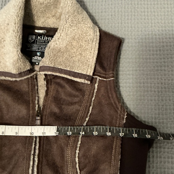 Kuhl Women's Dani Sherpa Vest size Medium in Brown - Picture 10 of 12
